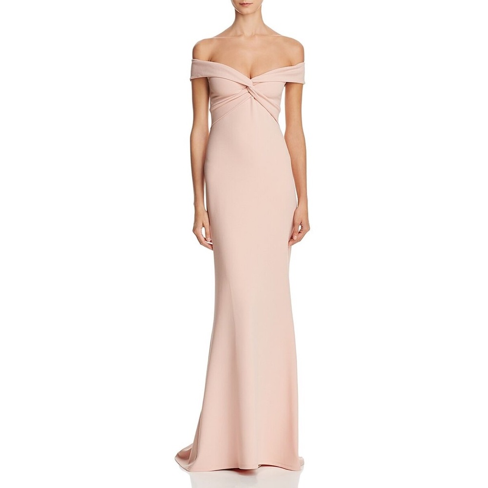 Nookie dolly gown in blush pink